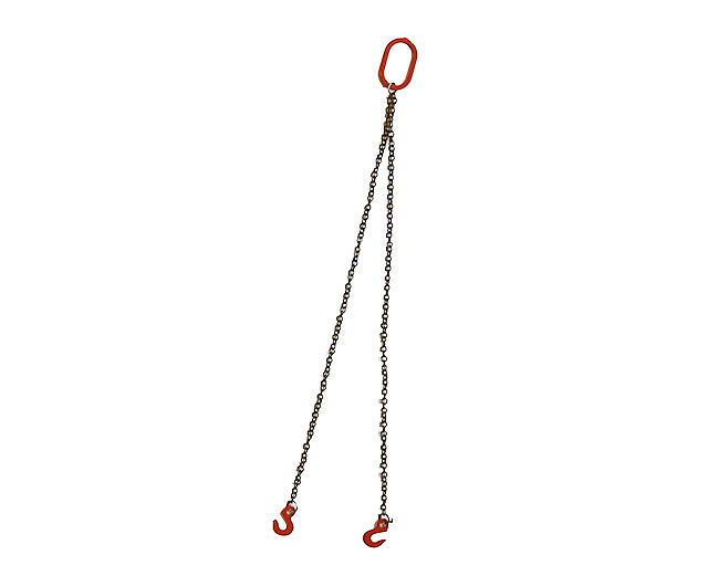 YC305-R two Chain Slings 8 cm - Red Ycc Models Masstab 1/50 