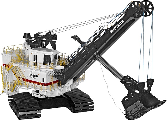 BUCYRUS 495 HF Excavadora Minería TWH 1/50 