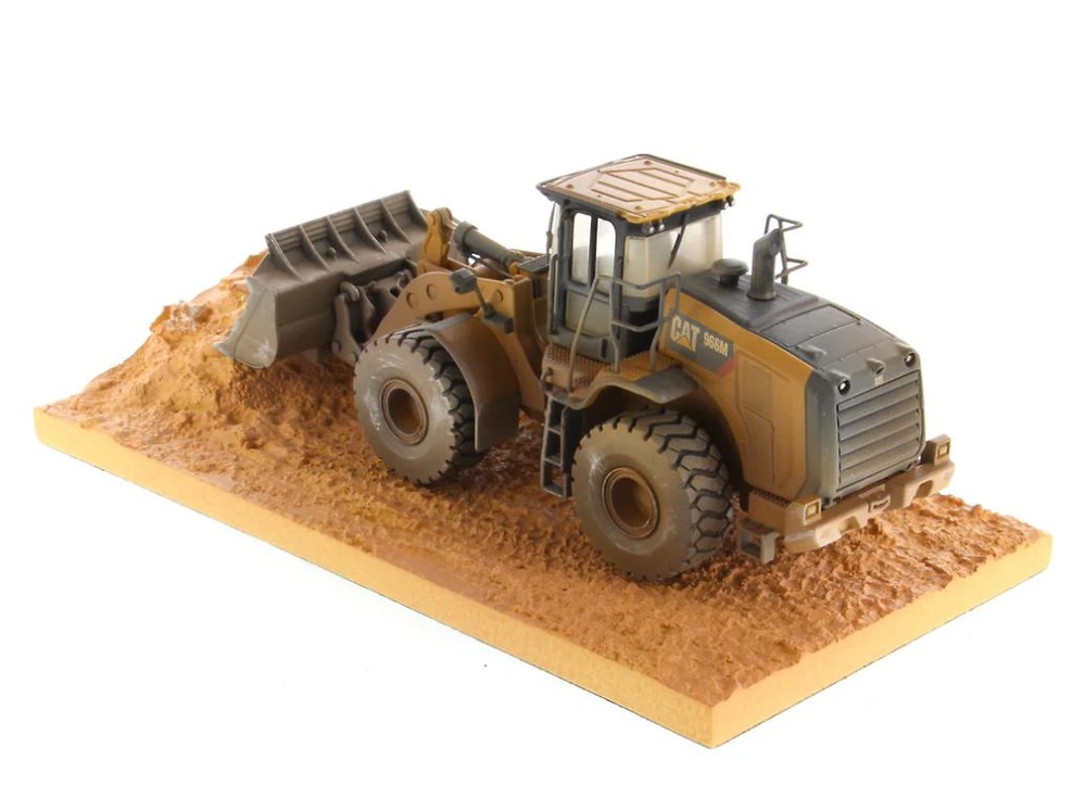 Cat 966 Weathered mit diorama Diecast Masters 85703 Masstab 1/50 