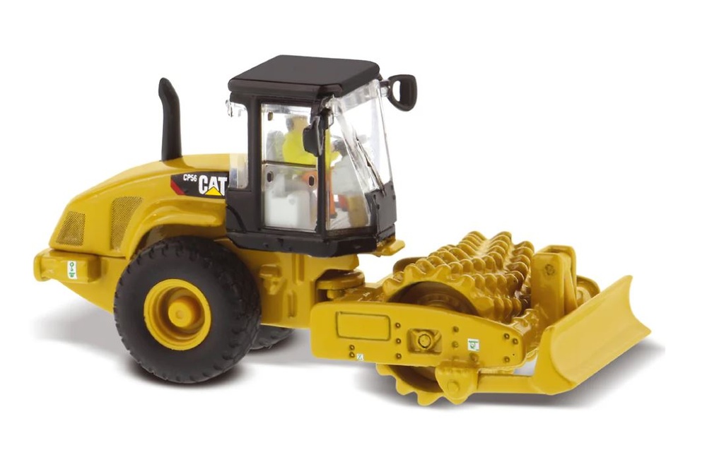 Caterpillar CP56 Stampffußtrommel-Vibrations-Bodenverdichter Diecast Masters 85247 Masstab 1/87 