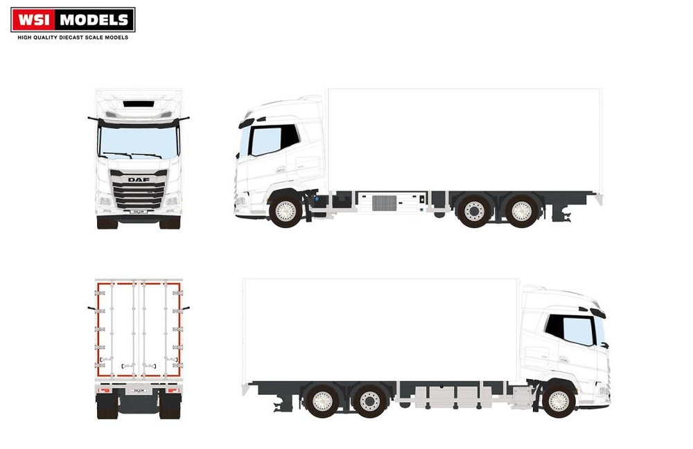 DAF XG Lkw mit Plane Wsi Models 03-2053 Masstab 1/50 