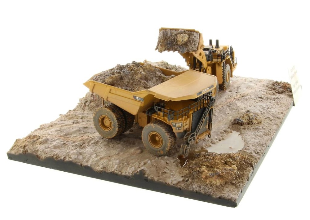 Diorama Cat 797 + Cat 994k Diecast Masters 85762 Masstab 1/125 