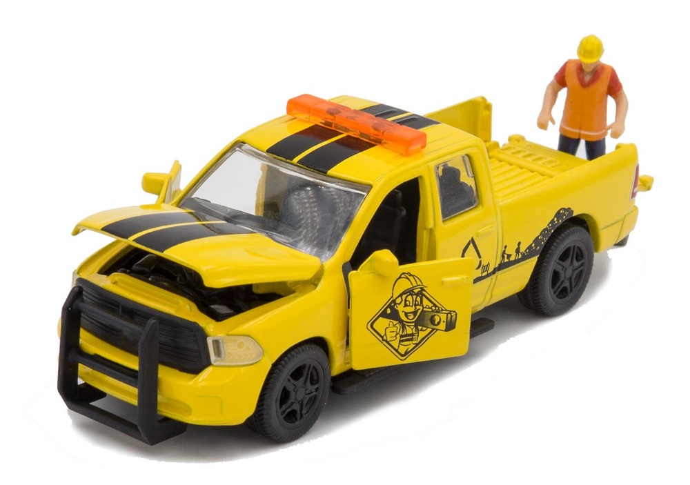 Dodge RAM 1500 mit Kompressoranhänger + Zubehör Siku 3505 Masstab 1/50 