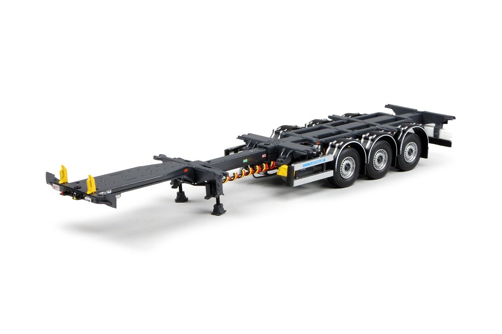 Flexitrailer 3-Achs-Container grau Tekno 63368-5 Maßstab 1:50 