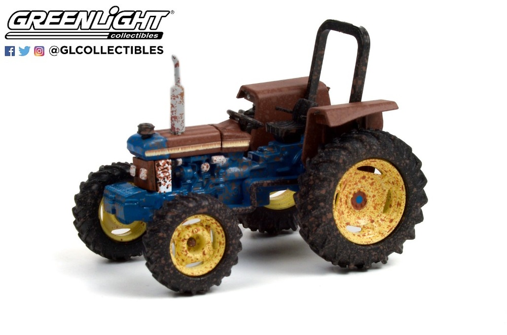 Ford 5610 4-Wheel-Drive - Weathered - Serie 5 Down on the Farm Greenlight 48050-D Masstab 1/64 