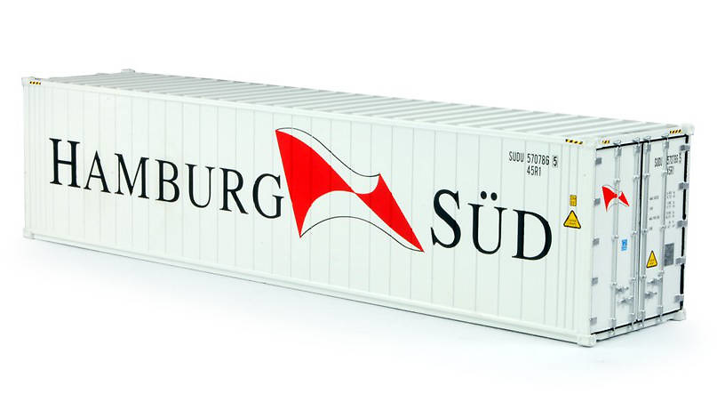 Hamburg Sud 40 ft. reefer container Tekno 63220 Masstab 1/50 