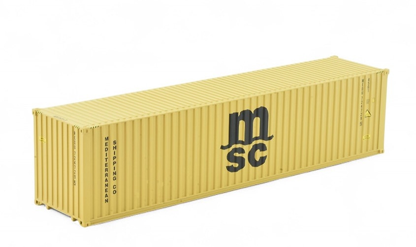 Hochseecontainer 40 Fuss MSC Tekno 86999 Masstab 1/50 