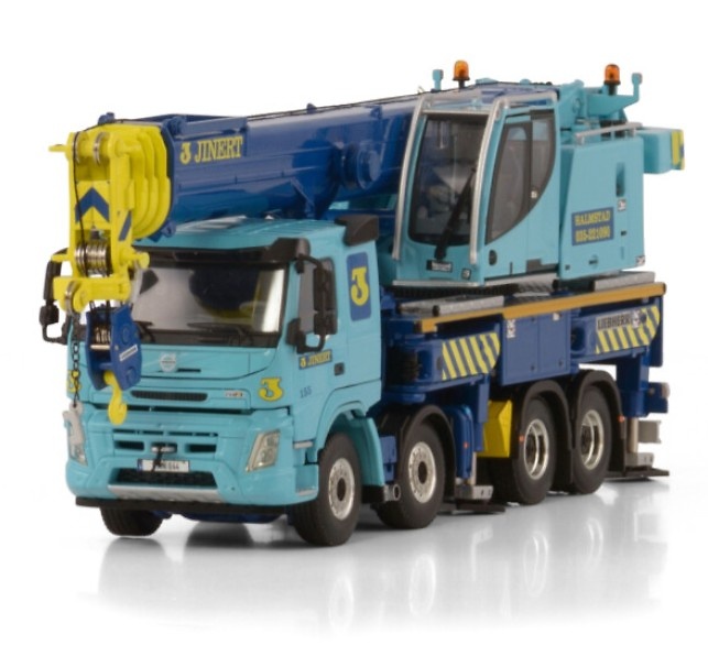 Kran Liebherr Ltf 1060-4.1 auf Volvo Fmx Sleeper Cab Jinert Wsi Models 51-2152 Maßstab 1/50 