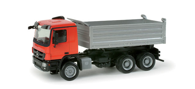 Mercedes-Benz Actros M Baukipper-LKW 6*6 Allrad 1/87 Herpa