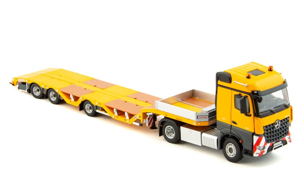 Mercedes-Benz Arocs mit Tieflader Nooteboom OSDS44-03 Imc Models 0119 Masstab 1/50 