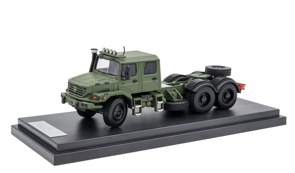 Mercedes-Benz Zetros Dual Cab 6x6 Army Green Imc Models 0088 