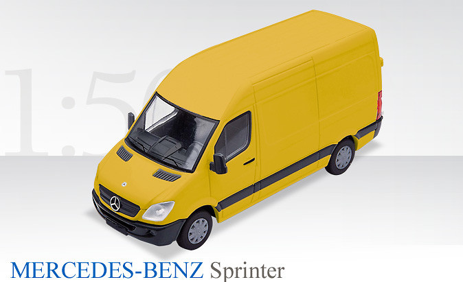 Mercedes Sprinter Sprinter Gelb Conrad Modelle 1610/06 Masstab 1/50 