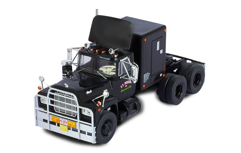 Modell Lkw Mack R-Serie 1966 Schwarz - Ixo Models Masstab 1/43 