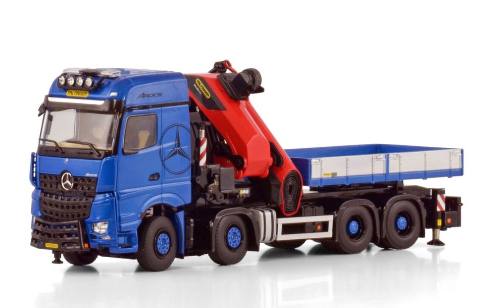 Modell Mercedes-Benz Arocs Mp5 Big Space + Palfinger Pk 1650 Tec + Jib Wsi Models 04-2203 Masstab 1/50 