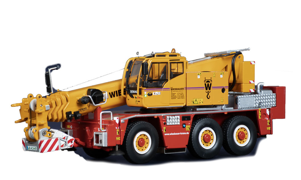 Modell Mobilkran Demag- Ac 45 City Wiesbauer Imc Models 32-0163 Masstab 1/50 