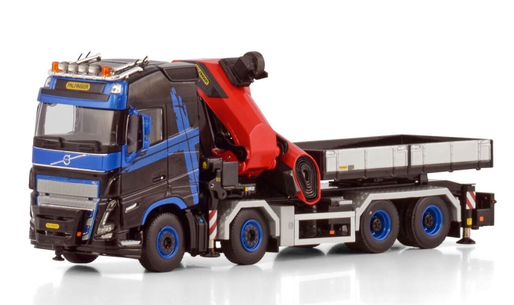 Modell Volvo Fh5 Globetrotter + Ladekran Palfinger Pk 1350 Tec + Jib Wsi Models 04-2205 