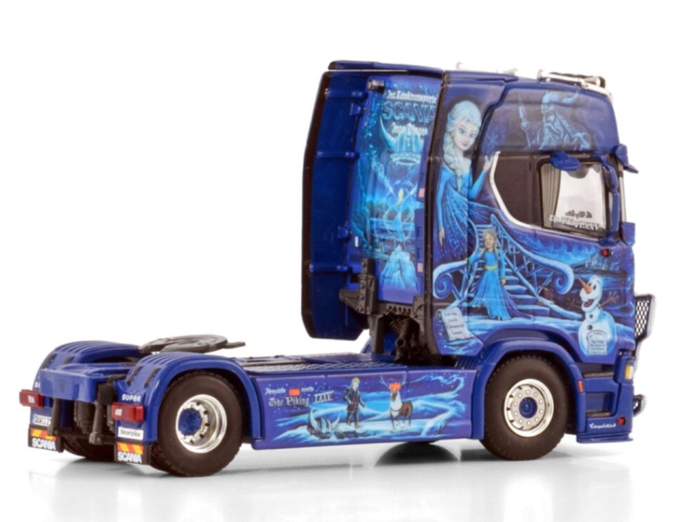 Modell lkw Scania S Highline 4x2 CS20H Ingo Dinges Wsi Models 01-4320 Maßstab 1:50 