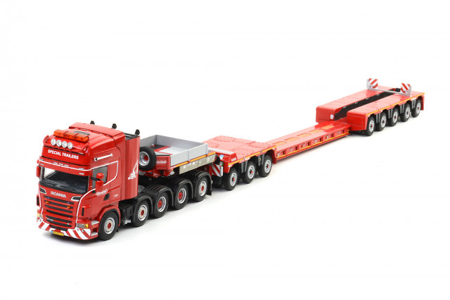 Nooteboom 5-axle EURO-PX + 3-axle ICP + Scania 10x4, Wsi Models 1/50 