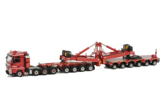 Nooteboom MWT 4-axle jpd 4 + 6-axle scheuerle modular, WSI Collectibles 1/50 