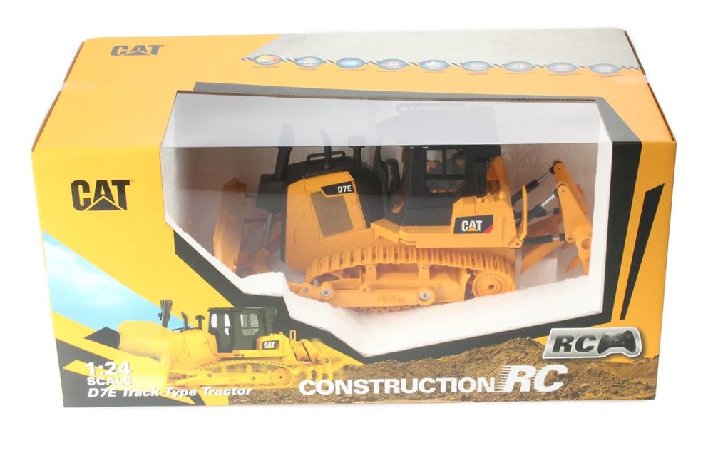 Planierraupe Cat® D7E Funkgesteuert Diecast Masters 25002 Maßstab 1:24 