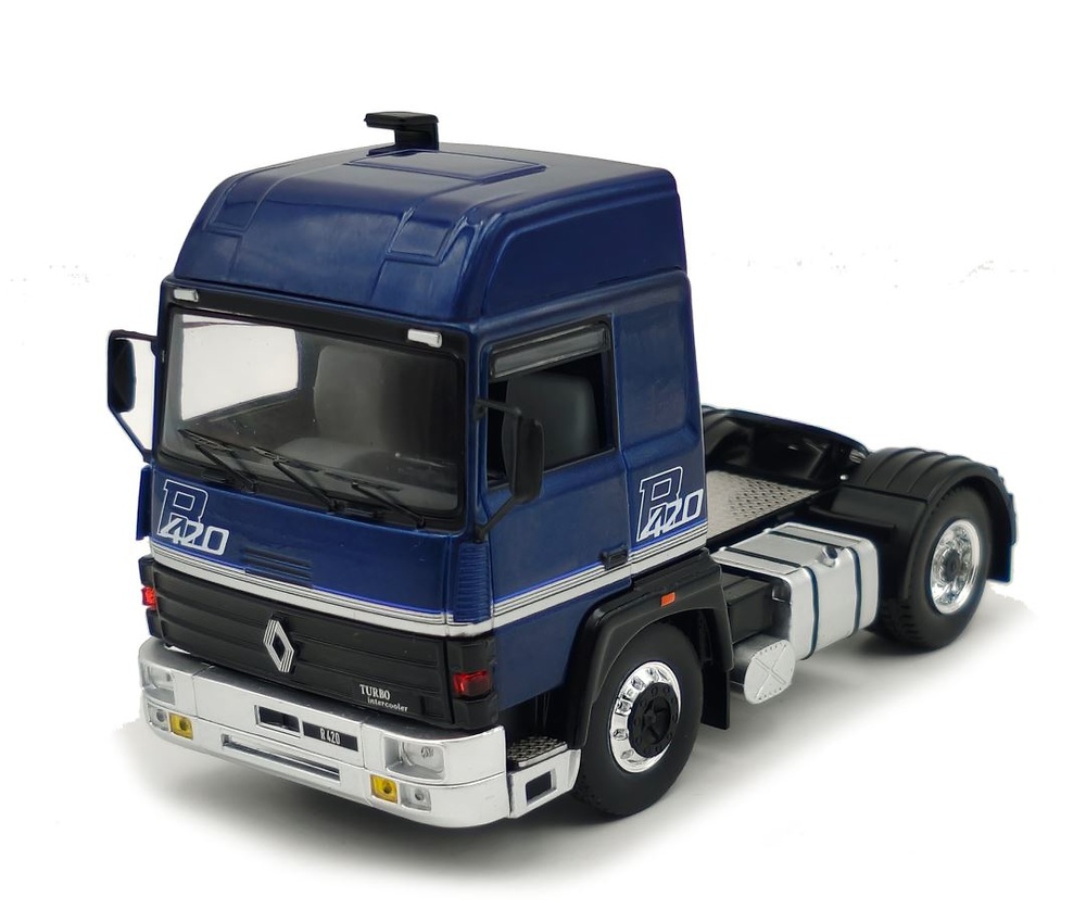 Renault R420 Metallic Blau LKW Ixo Models 1/43 