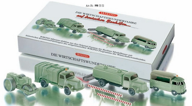 SET Vehículos Obra Wiking 9905552 Masstab 1/87 