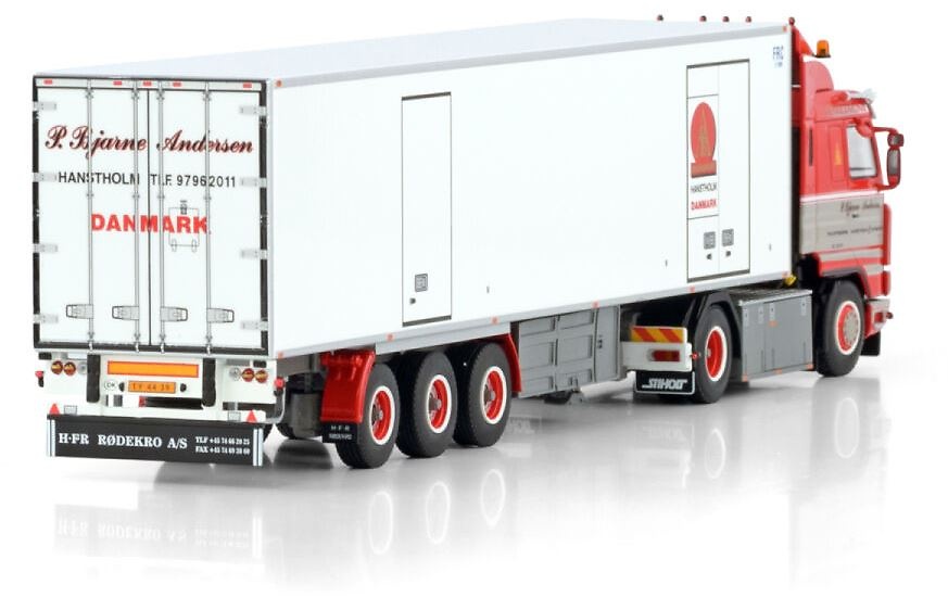 Scania 3er Streamline + Kühlanhänger P. Bjarne Andersen Wsi Models 01-4306 Maßstab 1:50 