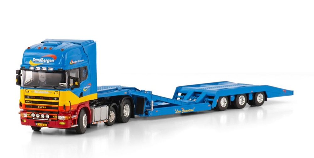 Scania 4 Topline + Auflieger Midlift Zandbergen Wsi Models 01-4245 Masstab 1/50 