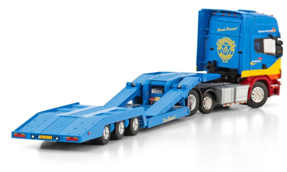 Scania 4 Topline + Auflieger Midlift Zandbergen Wsi Models 01-4245 Masstab 1/50 