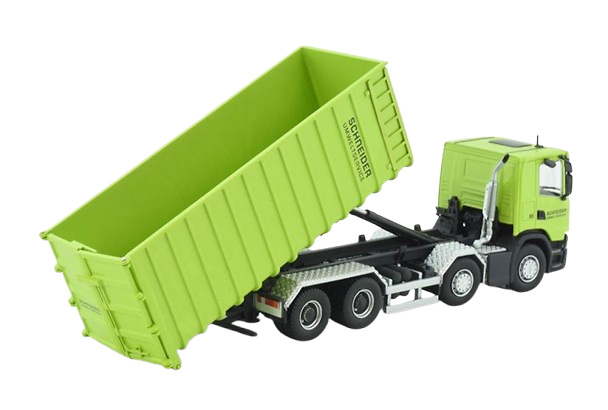 Scania Next Gen G-series + Container Schneider Tekno 85720 Maßstab 1:50 