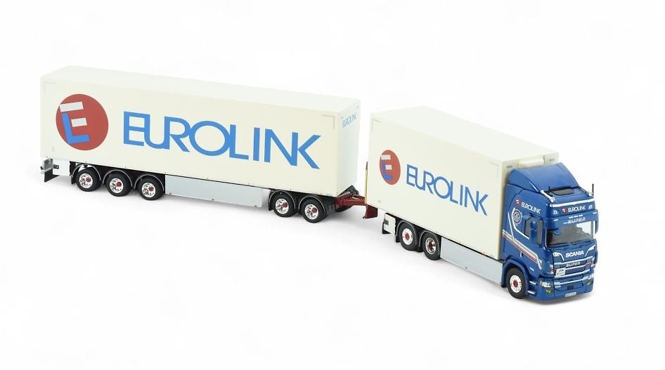 Scania Next Gen R580 Zweedse Combi Eurolink Tekno 86272 im Maßstab 1:50 