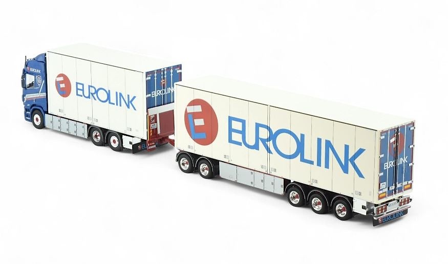 Scania Next Gen R580 Zweedse Combi Eurolink Tekno 86272 im Maßstab 1:50 