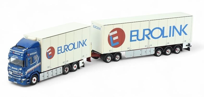 Scania Next Gen R580 Zweedse Combi Eurolink Tekno 86272 im Maßstab 1:50 