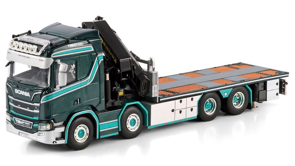 Scania R cr20n 8x2 + Palfinger PK92002SH + Jib Wsi Models 01-4474 Maßstab 1/50 