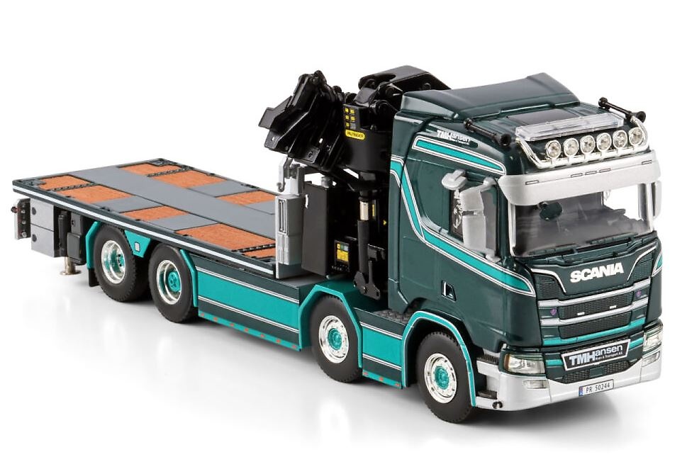 Scania R cr20n 8x2 + Palfinger PK92002SH + Jib Wsi Models 01-4474 Maßstab 1/50 