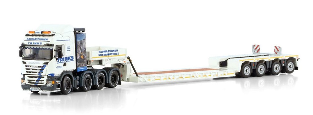 Scania R6 8x4 Streamline Highline Euro Tieflader Trinks Wsi Models 01-4192 Maßstab 1:50 