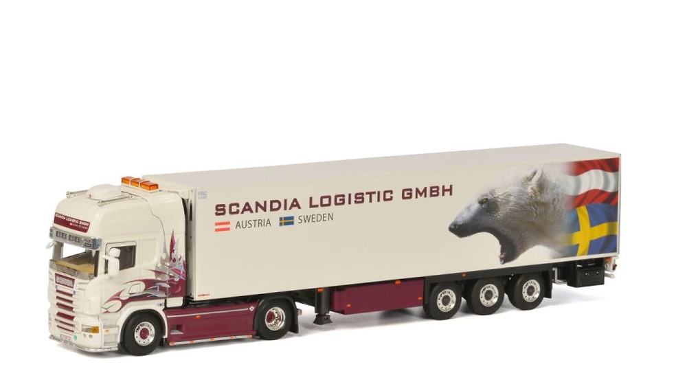 Scania R6 Topline Scandia Logistic Wsi Models 1867 Masstab 1/50 