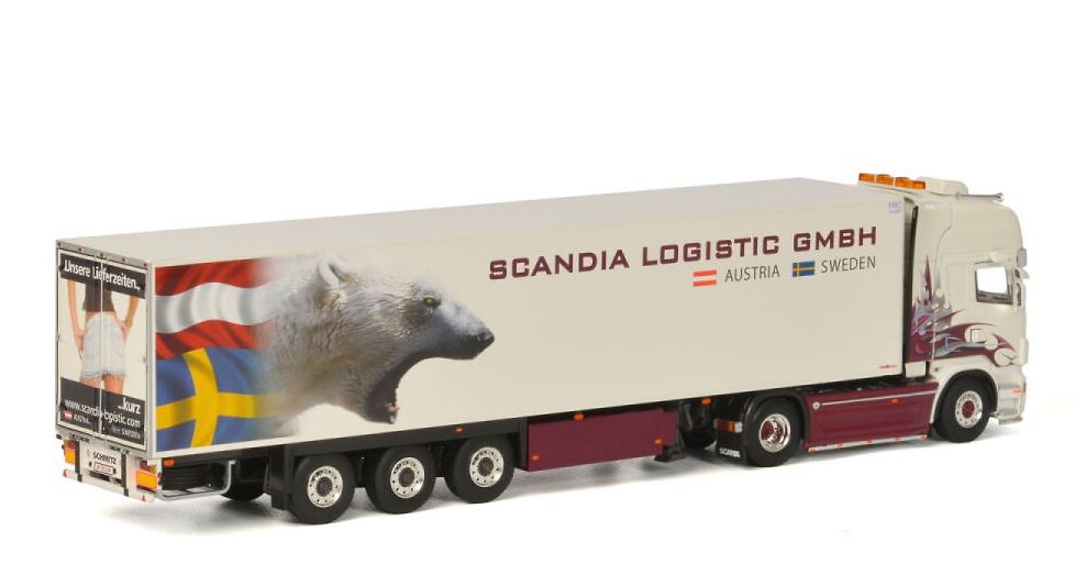 Scania R6 Topline Scandia Logistic Wsi Models 1867 Masstab 1/50 