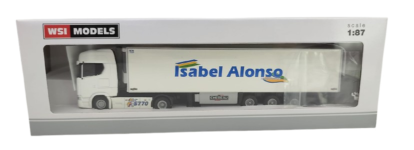 Scania S Highline CS20H + Kühlauflieger - Isabel Alonso Wsi Models 72-2246 Masstab 1/87 