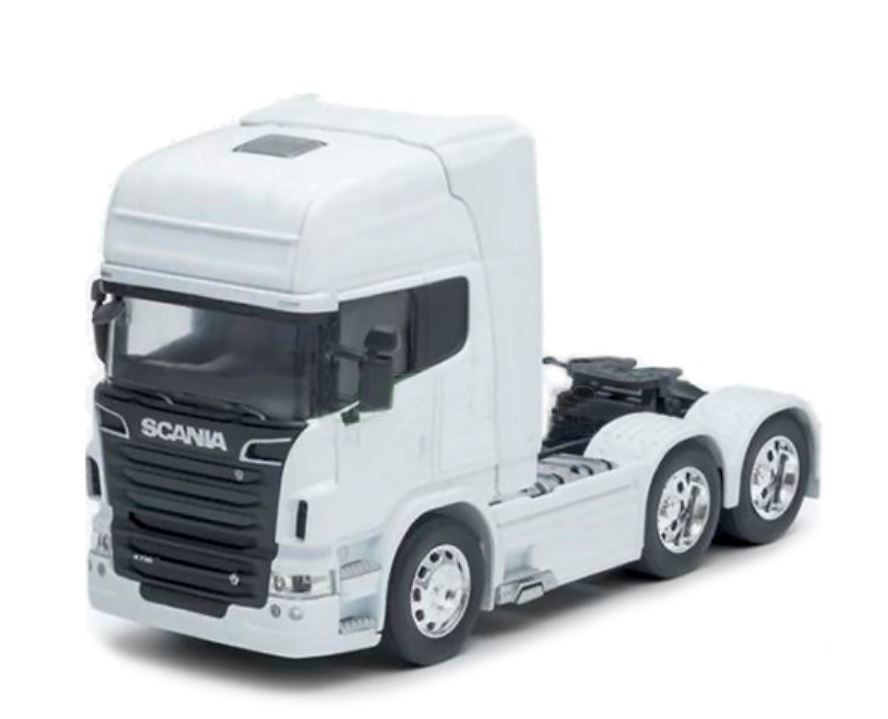 Scania V8 R730 6x2 - Weiss - Welly 32670 Masstab 1/32 