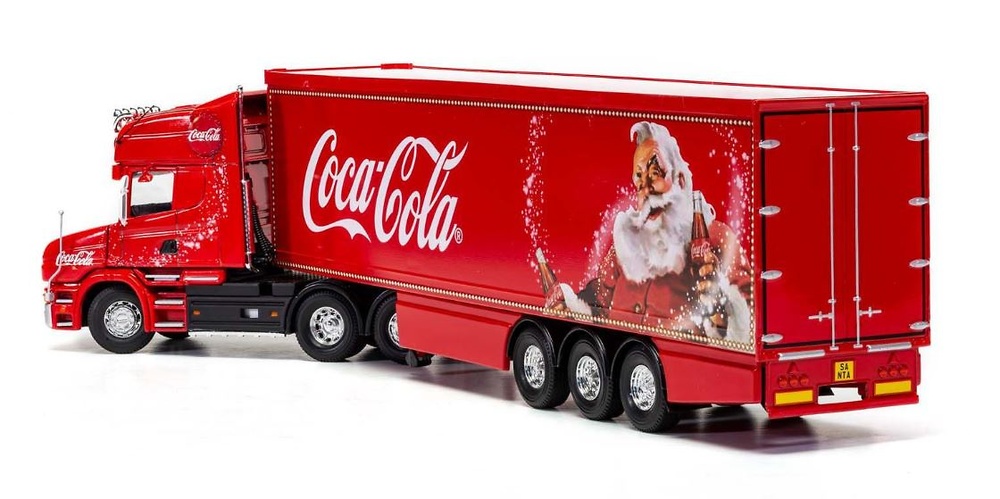Scania mit geschlossenem Kasten Coca Cola Edition Corgi cc12842 1:50 