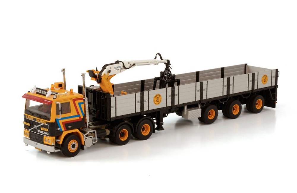 Volvo F12 6x2 Steintransport Auflieger - Buiter Wsi Models 3734 Masstab 1/50 