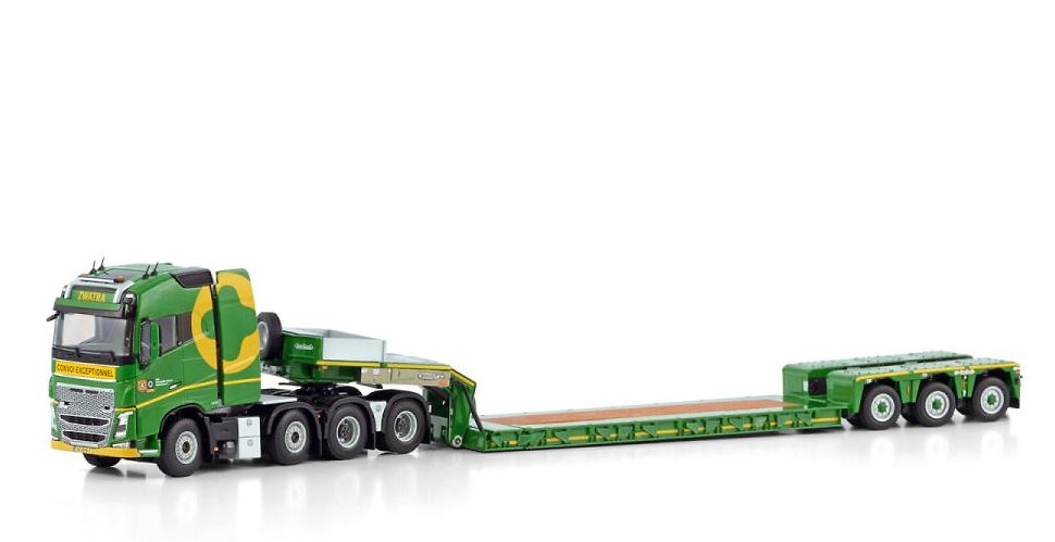 Volvo Fh4 Globetrotter 8X4 Lowloader - 3 Axle Zwatra Wsi Models 01-4200 