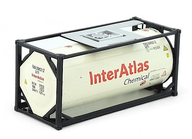 iso tank container Interatlas Chemical, Tekno 86455 im Maßstab 1:50 