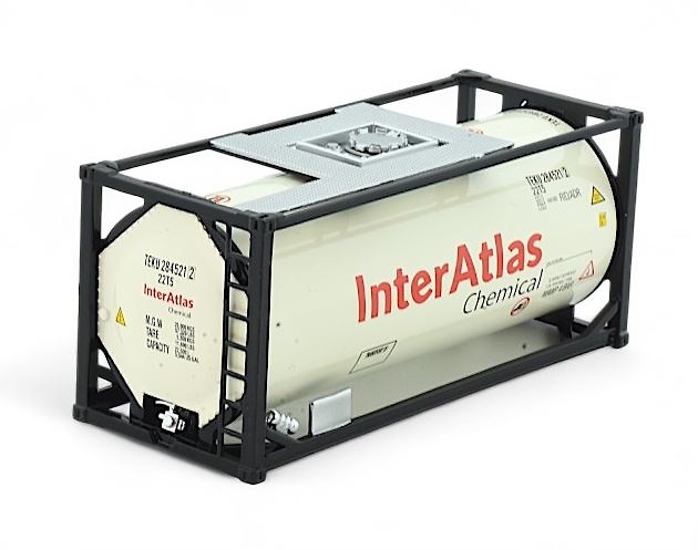 iso tankcontainer Interatlas Chemical, Tekno 86455 im Maßstab 1:50 