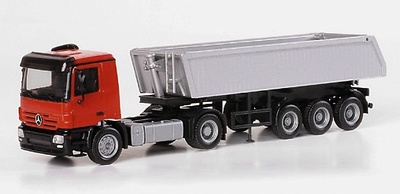 MB Actros M '02 Baukipper-Sattelzug Herpa 1/87