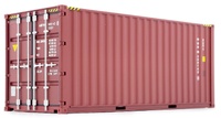 Braun 20ft Seecontainer Miniatur Marge Models 2323-02 Maßstab 1/32