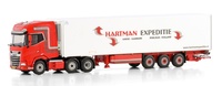 DAF XG 6x2 Twinsteer + Kühlauflieger Hartman Expeditie Wsi Models 01-4218 Maßstab 1/50