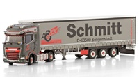 Modell Lkw DAF XG+ 4x2 + 3-Achs-Anhänger Schmitt Wsi Models 01-4370 Masstab 1/50