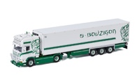 Scania Streamline Topline 4X2 Reefer Trailer S. Bouzigon Wsi Models 01-3424 Maßstab 1:50